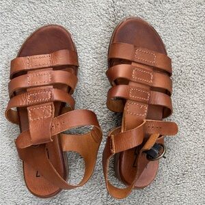 Miz Mooz Tan Leather Sandals